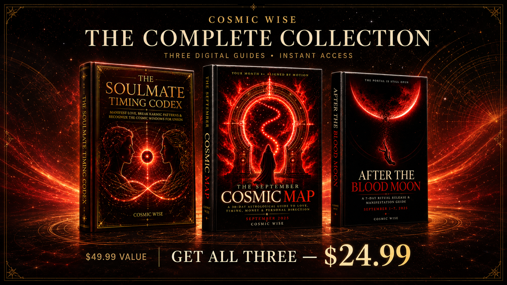 The Cosmic Timeline Mastery System — The Soulmate Timing Codex, The September Cosmic Map, and After the Blood Moon